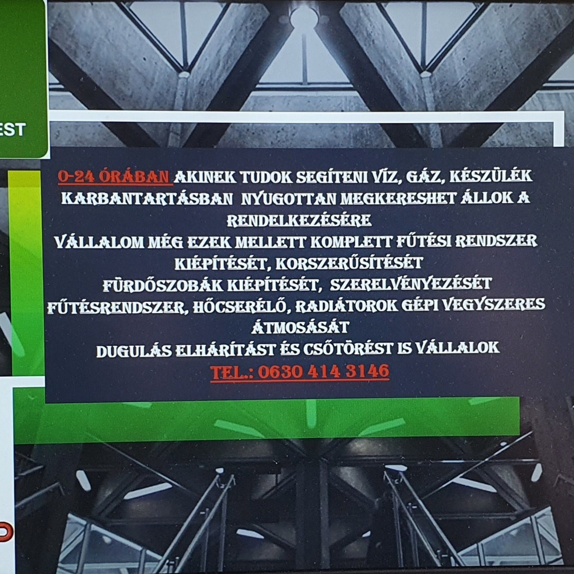 Dányádi István Ádám Víz-Gáz-Fűtés szerelés