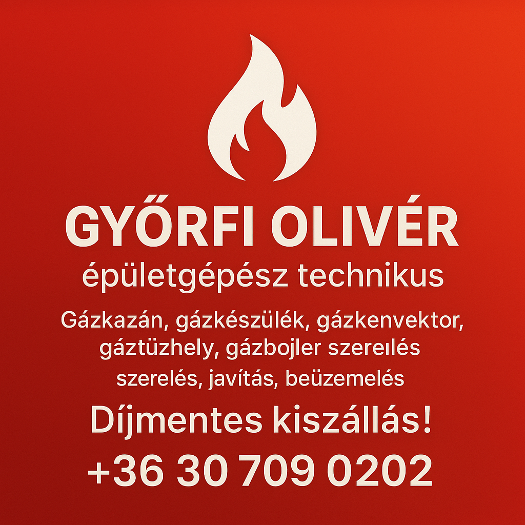 Győrfi Olivér épületgépész technikus gázkészülék szerelő