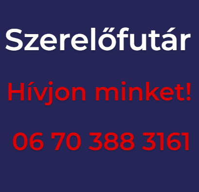 Szerelőfutár - SOS Gyorsszervíz