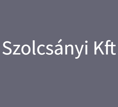 Szolcsányi Kft.